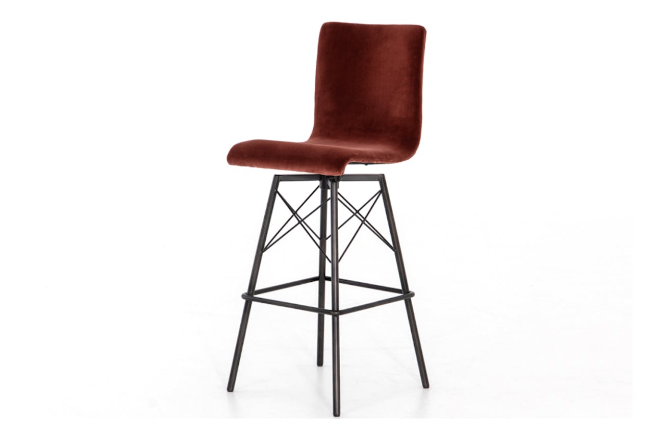 The Davina Bar Stool In Wine Red Marco Polo Imports Boutique