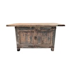 Old Antique Factory Work Table