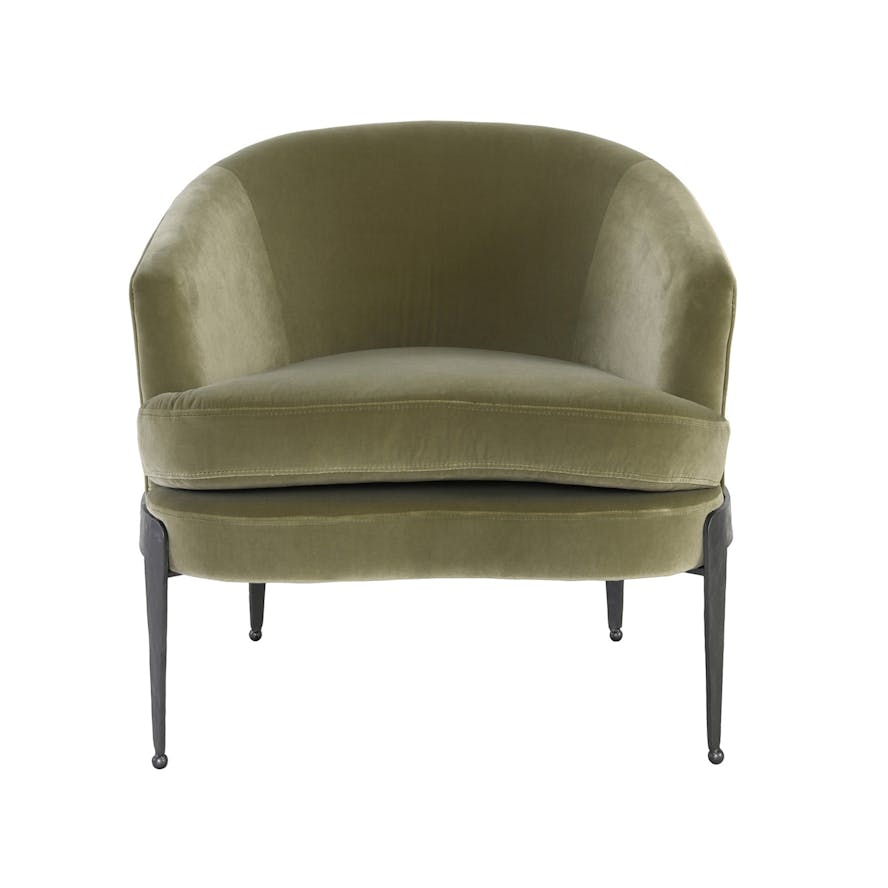 Luca Green Oval Chair