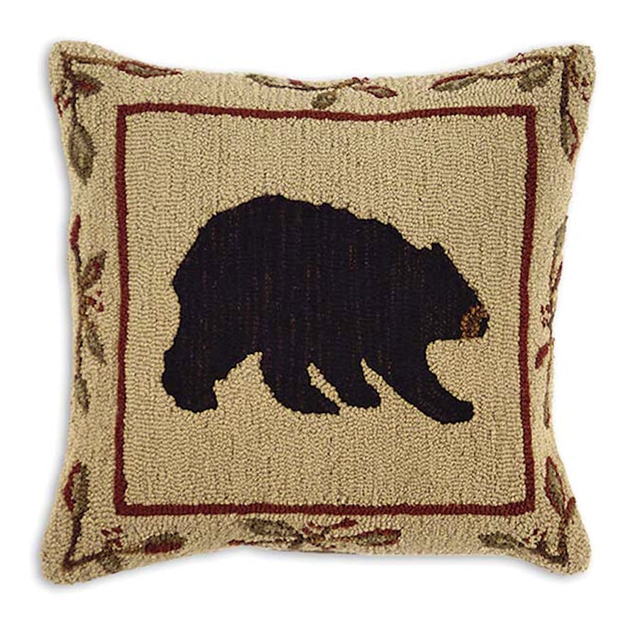 Black Bear Pillow Traditions Home Boutique Furniture In
