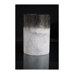 Grey Crackle Glass Cylinder